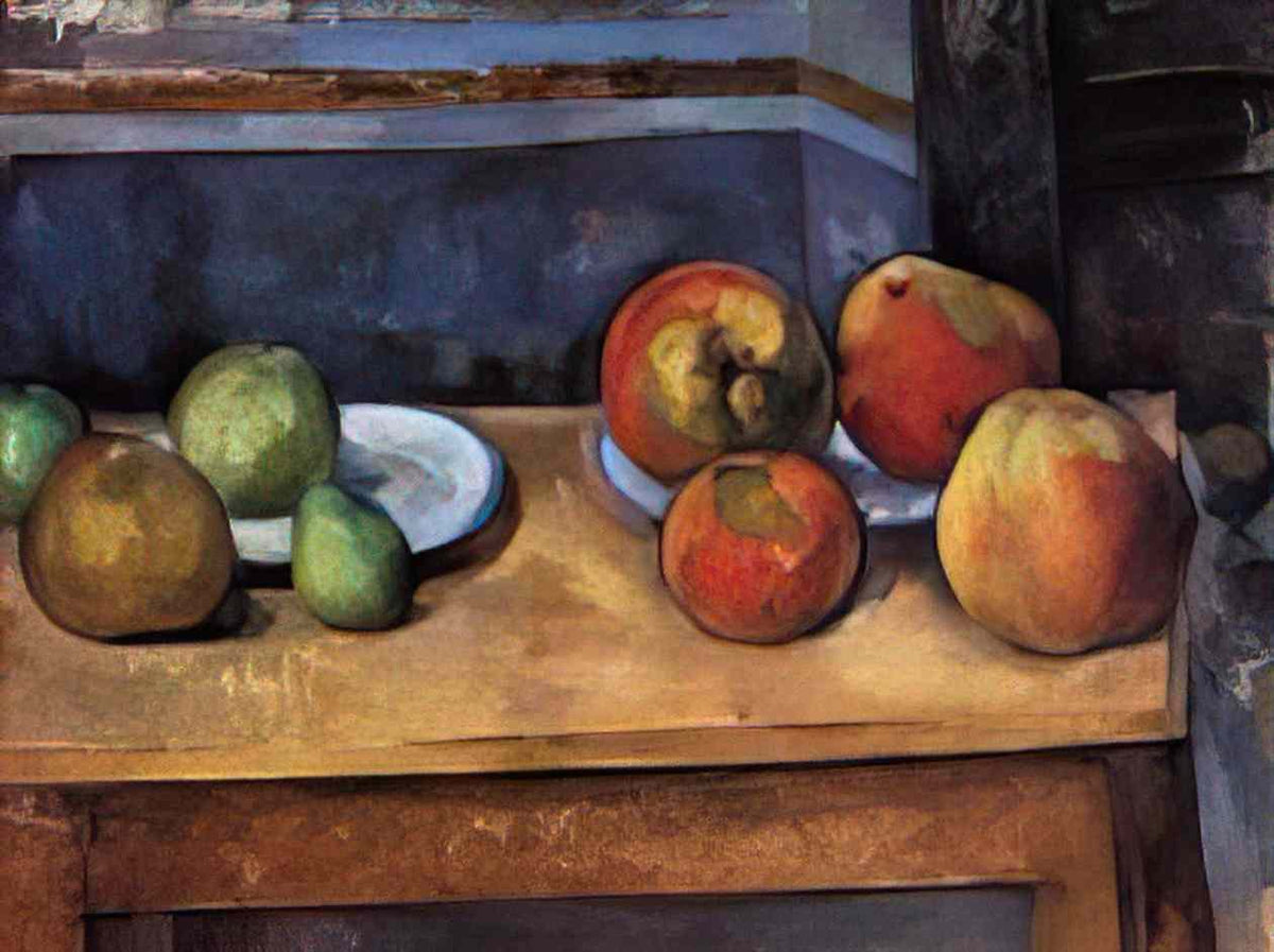 Paul Cezanne still life apples and pears 1887 Art A4 Photo Print