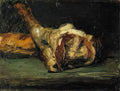 Paul Cezanne still life bread and leg of lamb 1866 Art A4 Photo Print