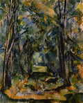 Paul Cezanne the alley at chantilly 1888 2 Art A4 Photo Print