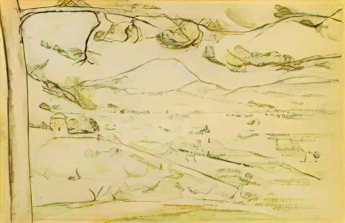 Paul Cezanne the arc valley 1888 Art A4 Photo Print
