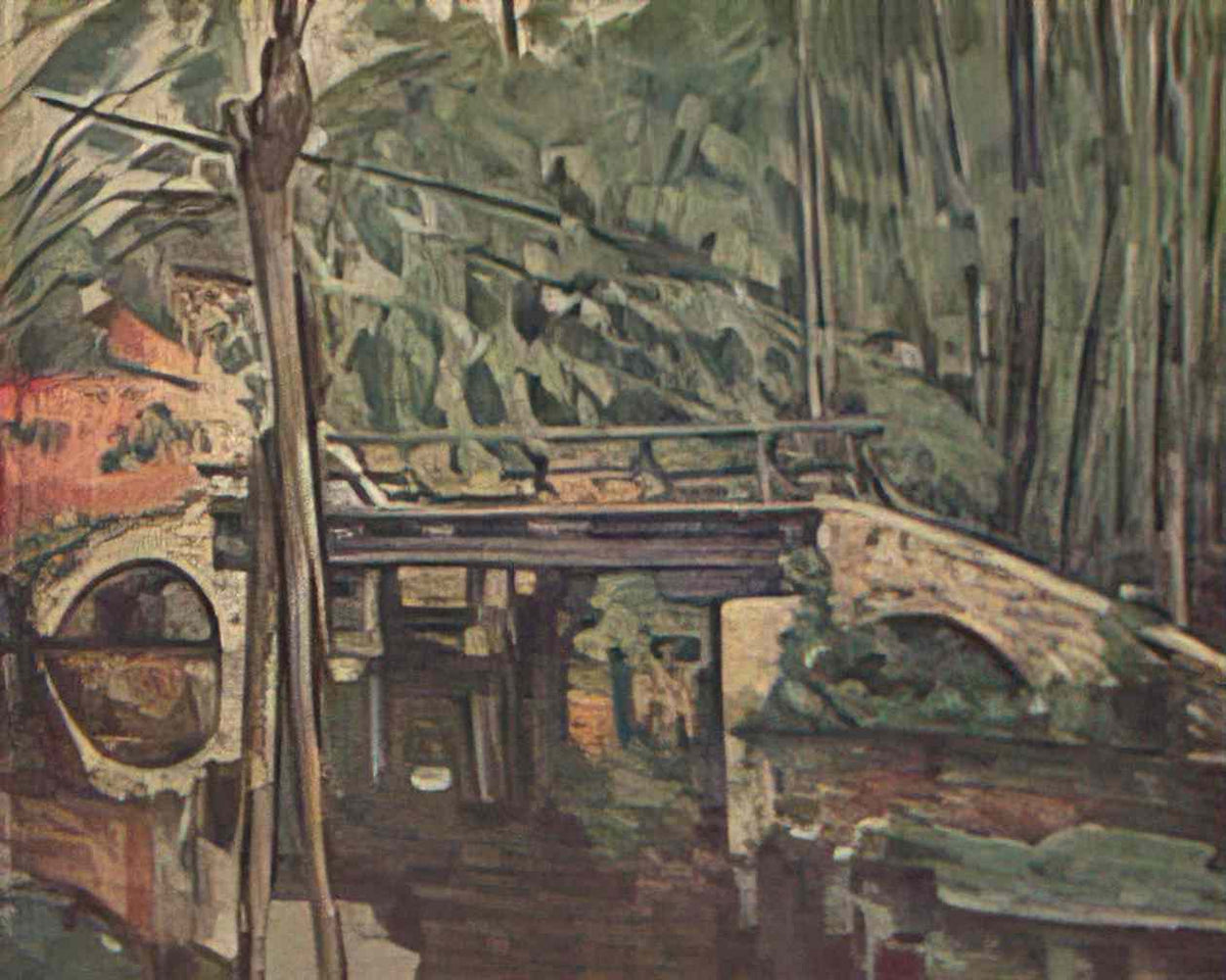 Paul Cezanne the bridge at maincy 1879 Art A4 Photo Print