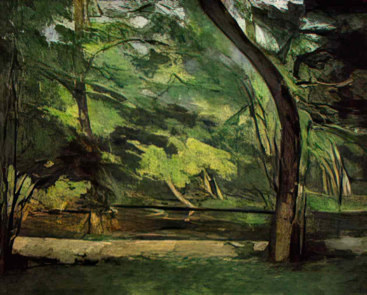 Paul Cezanne the etang des soeurs at osny 1875 Art A4 Photo Print