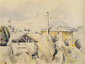 Paul Cezanne the lime kiln Art A4 Photo Print