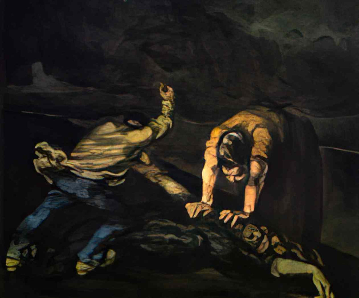 Paul Cezanne the murder Art A4 Photo Print