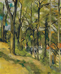 Paul Cezanne the orchard 1877 Art A4 Photo Print