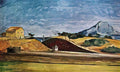 Paul Cezanne the railway cutting 1870 Art A4 Photo Print