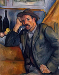 Paul Cezanne the smoker 1890 Art A4 Photo Print