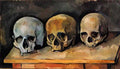 Paul Cezanne the three skulls Art A4 Photo Print