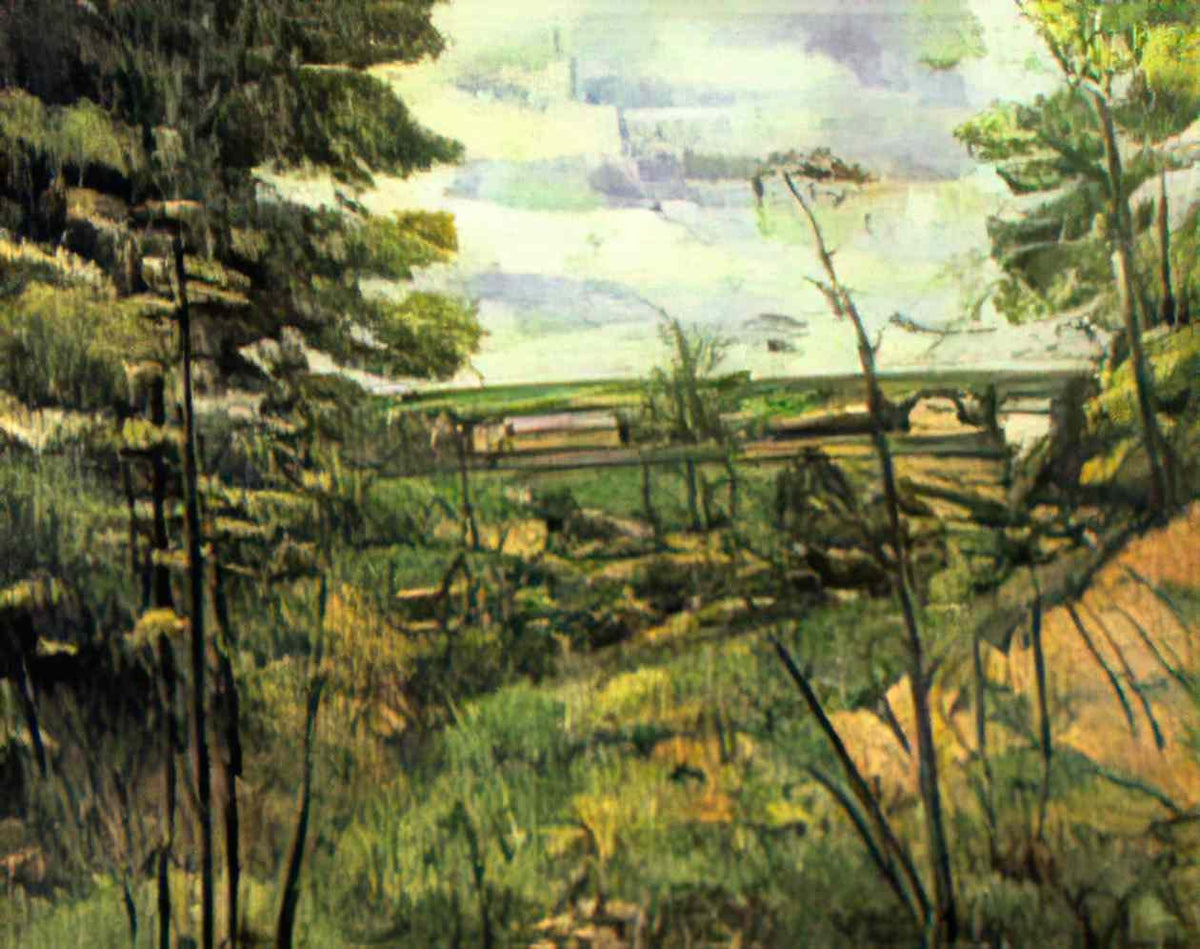 Paul Cezanne the valley of the oise 1880 Art A4 Photo Print