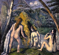 Paul Cezanne three bathers Art A4 Photo Print