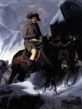 Paul Delaroche Delaroche Paul Bonaparte Crossing The Alps A4 Photo Print
