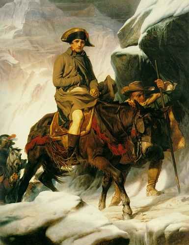 Paul Delaroche Napolean Crossing The Alps 1850 A4 Photo Print