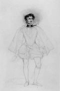 Paul Delaroche Pencil Study A4 Photo Print