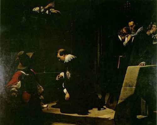 Paul Delaroche Strafford 1836 A4 Photo Print