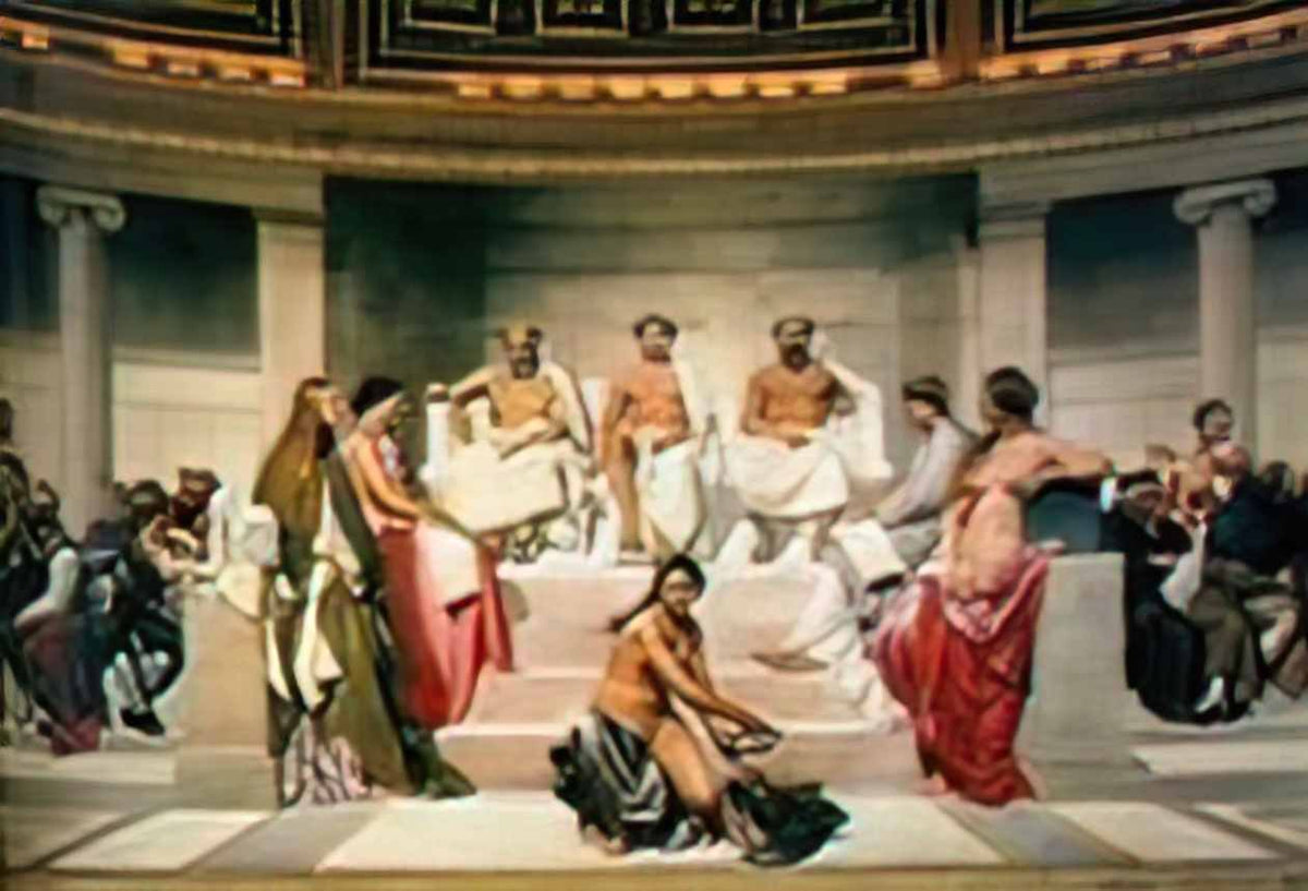 Paul Delaroche h micycle central section 1842 Art A4 Photo Print