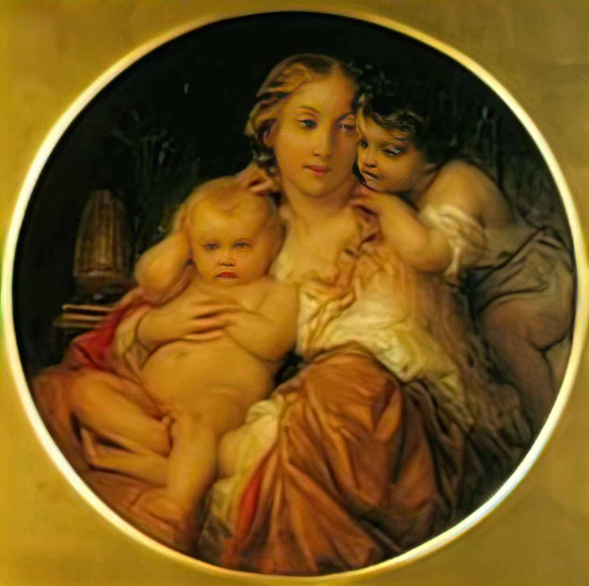 Paul Delaroche mother and child Art A4 Photo Print