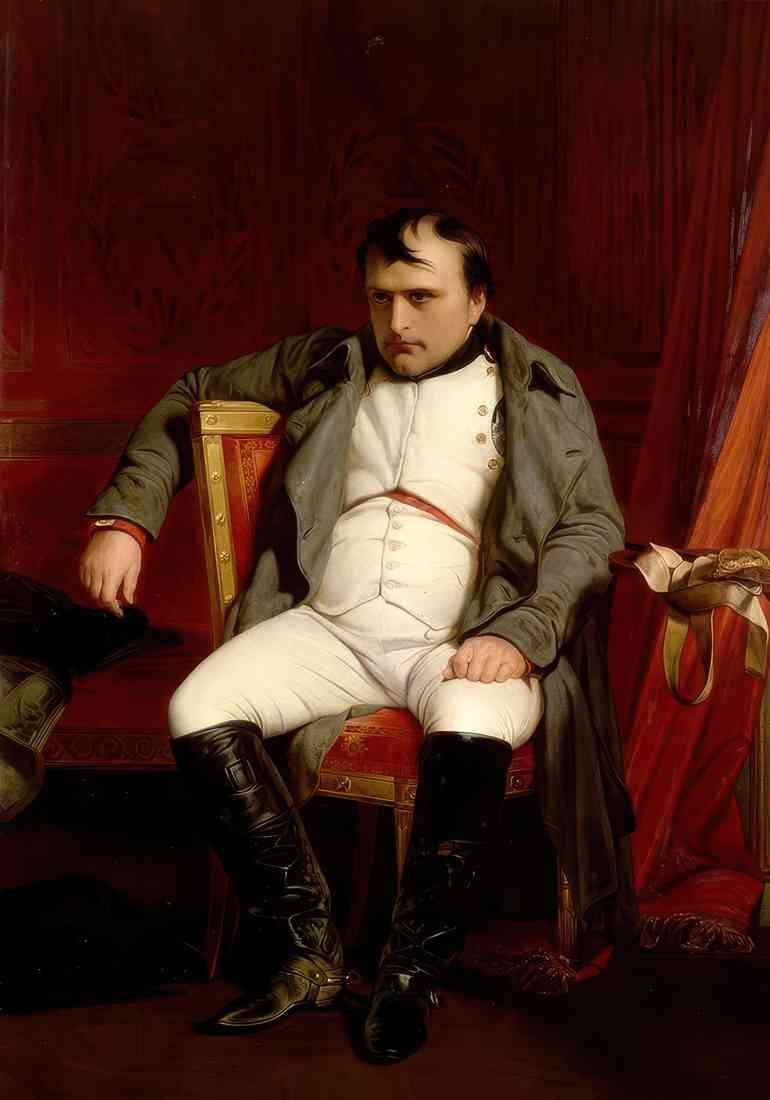 Paul Delaroche napol on bonaparte abdicated in fontainebleau 2 A4 Photo Print