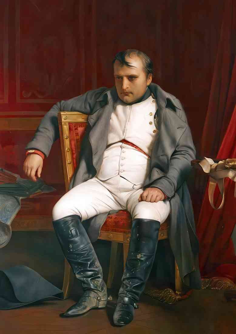 Paul Delaroche napol on bonaparte abdicated in fontainebleau USE 2025 CROP A4 Photo Print