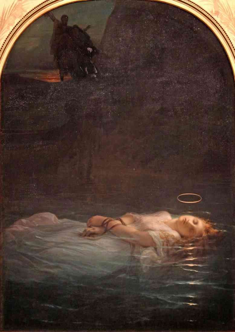 Paul Delaroche the young martyr A4 Photo Print