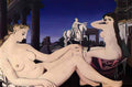 Paul Delvaux a naked statue 1946 Art A4 Photo Print