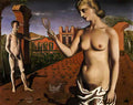 Paul Delvaux afternoon mass 1937 Art A4 Photo Print