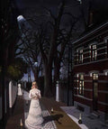 Paul Delvaux all the lights 1962 Art A4 Photo Print