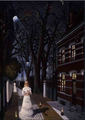 Paul Delvaux all the lights A4 Photo Print
