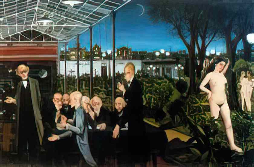 Paul Delvaux astronomers 196 Art A4 Photo Print