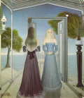 Paul Delvaux at the door Art A4 Photo Print