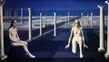 Paul Delvaux dialogue 1974 Art A4 Photo Print