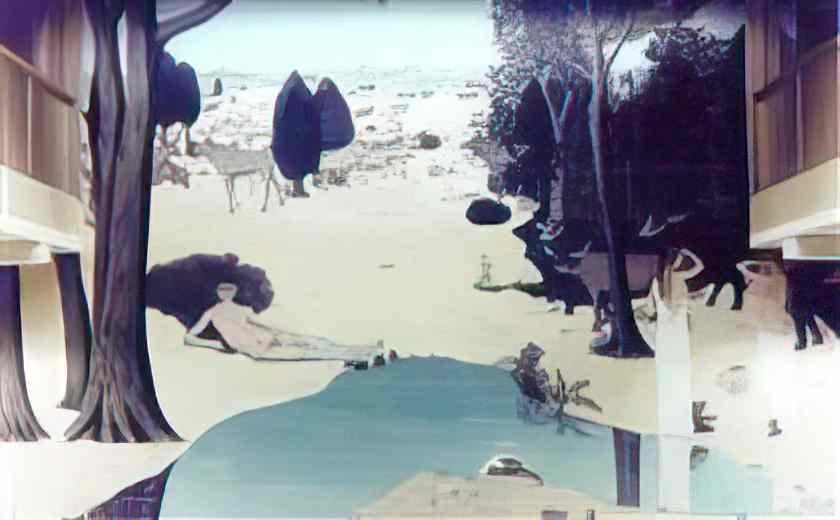 Paul Delvaux genesis 1960 Art A4 Photo Print