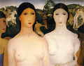Paul Delvaux girls 1929 Art A4 Photo Print