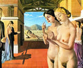 Paul Delvaux hands 194 Art A4 Photo Print