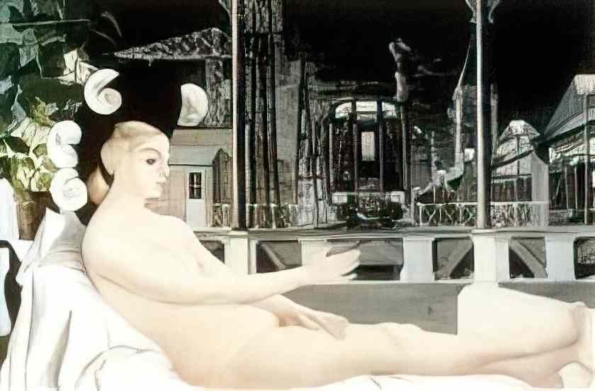 Paul Delvaux iron age 195 Art A4 Photo Print