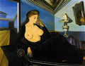 Paul Delvaux lamp 1945 Art A4 Photo Print