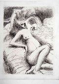 Paul Delvaux leda and the swan A4 Photo Print