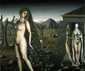 Paul Delvaux night visit 1938 Art A4 Photo Print