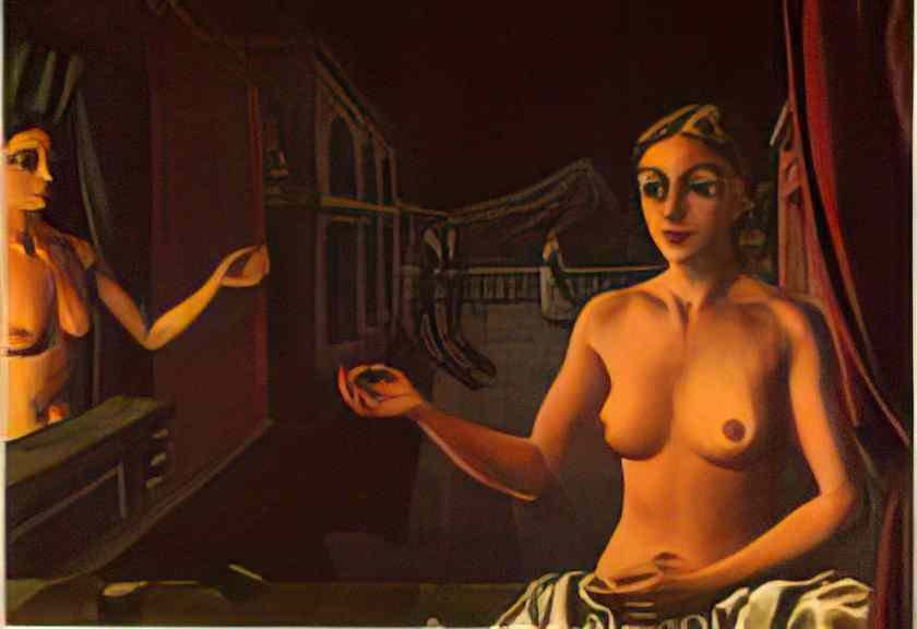 Paul Delvaux nocturnes 193 Art A4 Photo Print