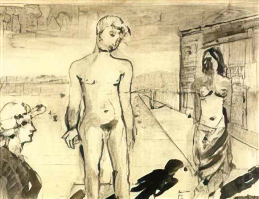 Paul Delvaux notdetected243095 Art A4 Photo Print