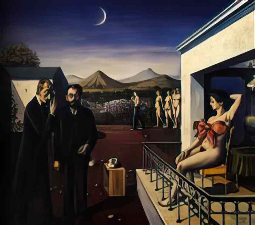 Paul Delvaux phases of the moon 1939 Art A4 Photo Print