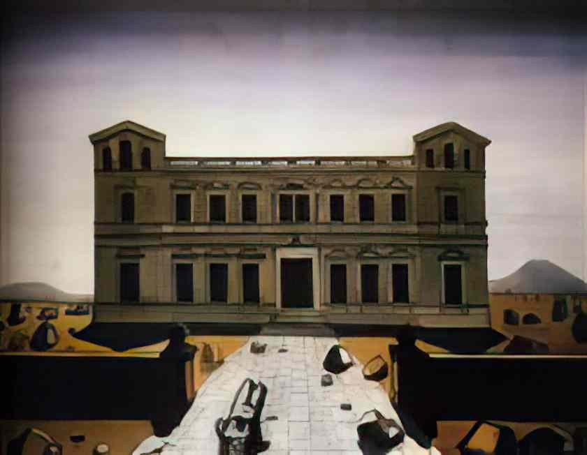 Paul Delvaux ruined palace 1935 Art A4 Photo Print