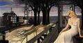 Paul Delvaux shadows 1965 Art A4 Photo Print