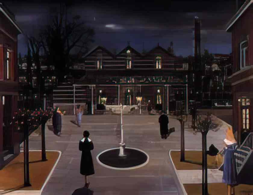Paul Delvaux small square station 1963 Art A4 Photo Print