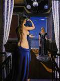 Paul Delvaux the balcony 1948 Art A4 Photo Print