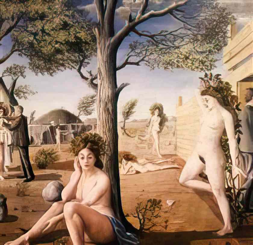 Paul Delvaux the concert 1940 Art A4 Photo Print