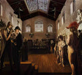 Paul Delvaux the congress 194 Art A4 Photo Print