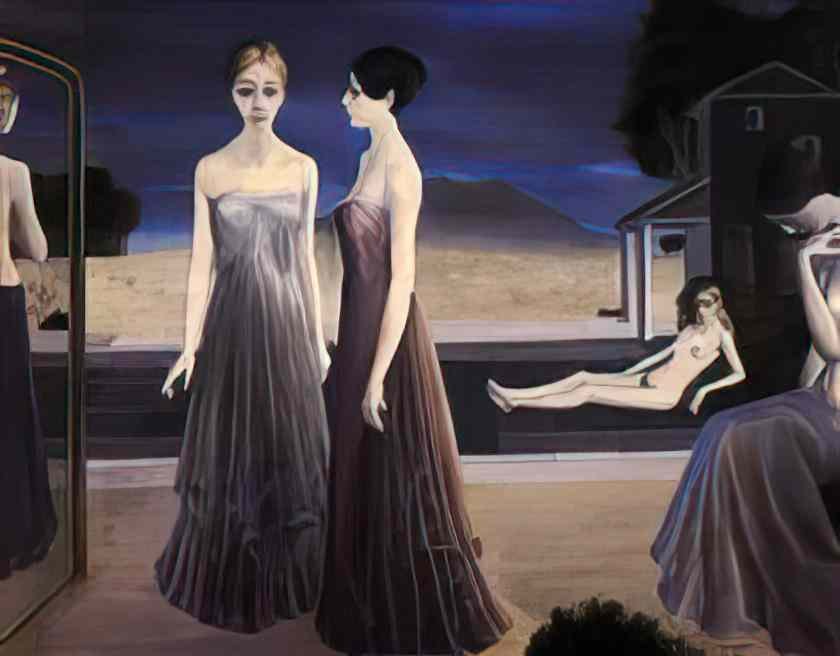 Paul Delvaux the next 1977 Art A4 Photo Print