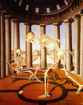 Paul Delvaux the skeleton has the shell 1944 Art A4 Photo Print