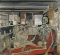 Paul Delvaux the skeletons 1944 Art A4 Photo Print