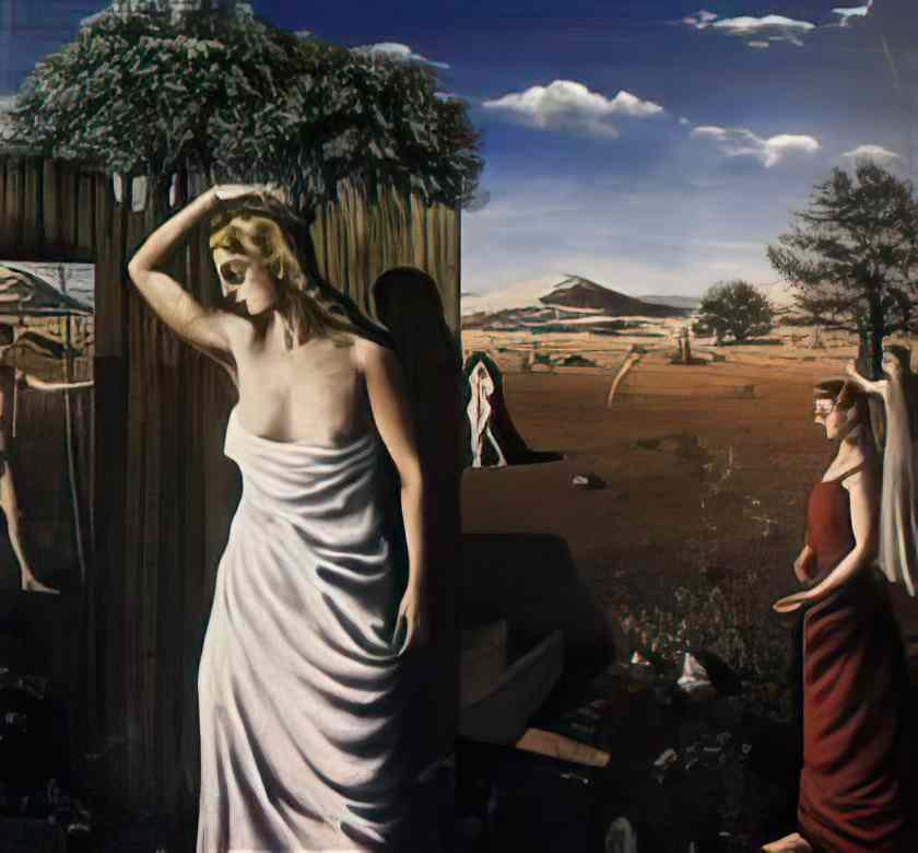 Paul Delvaux the summer 1938 Art A4 Photo Print